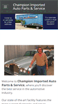 Mobile Screenshot of championimported.com